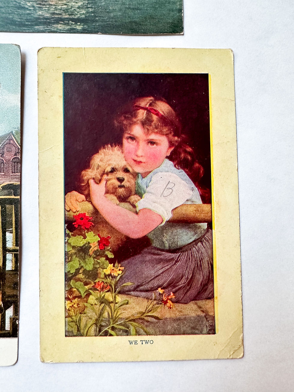 Thumbnail: Colorful Antique Postcards, Set of 3