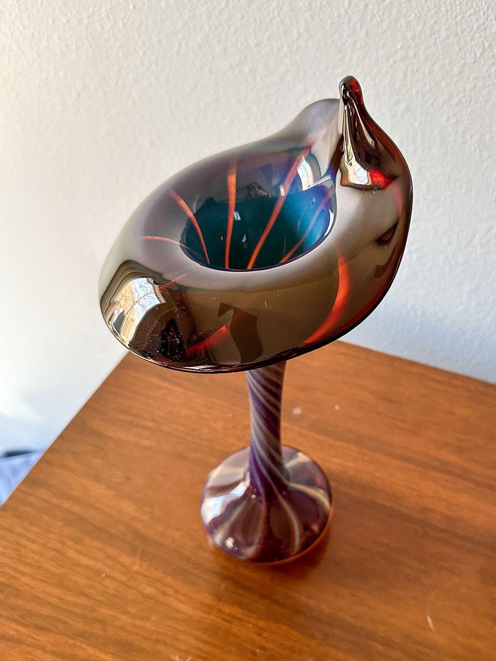 Thumbnail: Vintage Signed Jack in the Pulpit Vase by David Nichols