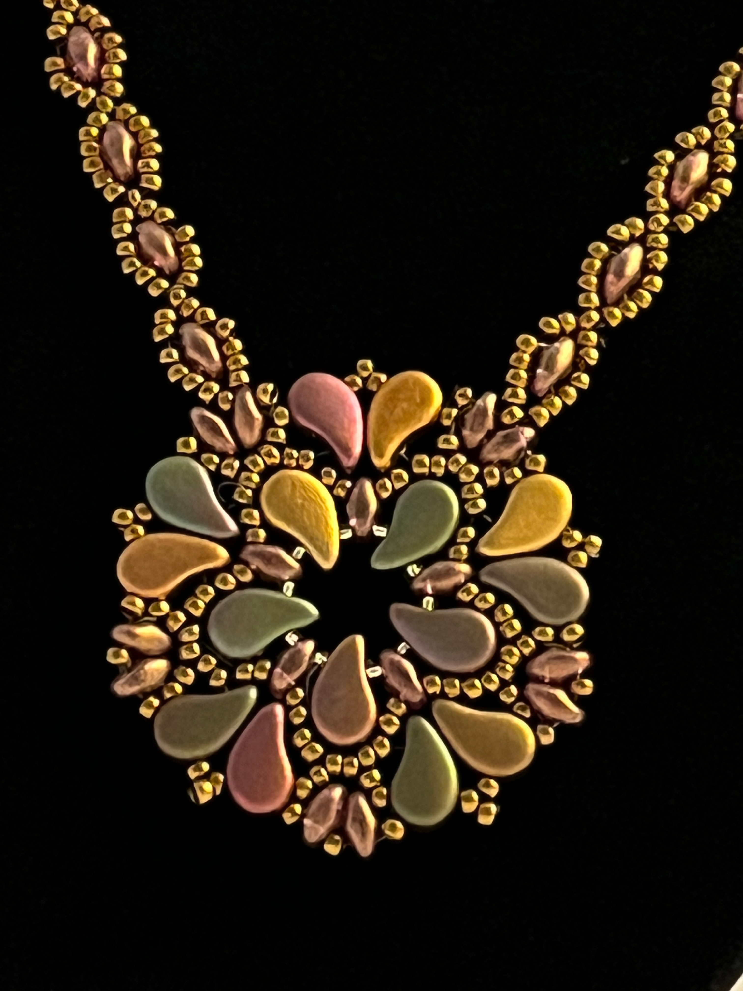 Paisley Flower Necklace