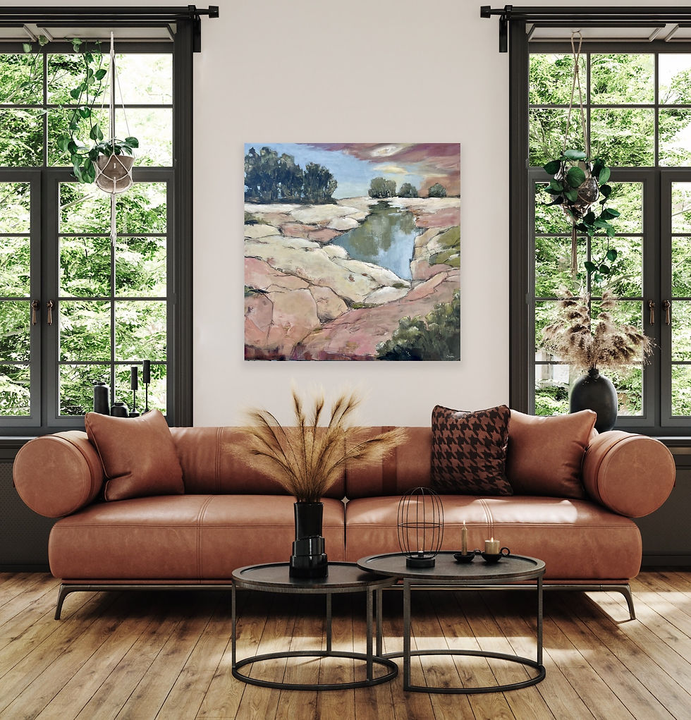 Thumbnail: Reflective Dreams I 36" x 36"