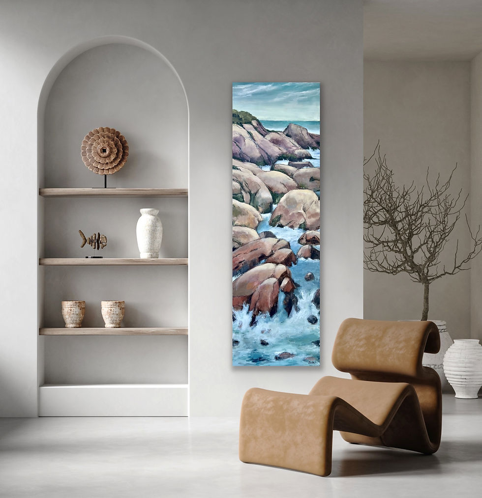 Thumbnail: Ebb and Flow I 52" x 19"