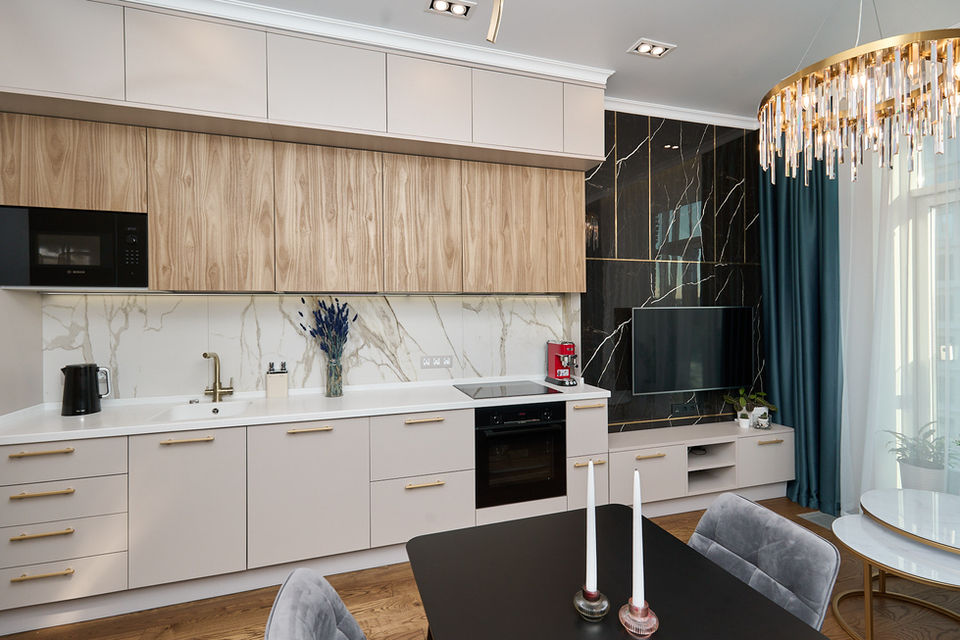 kitchen modern style, St Albans, Interior Design, Maria Krylova Design