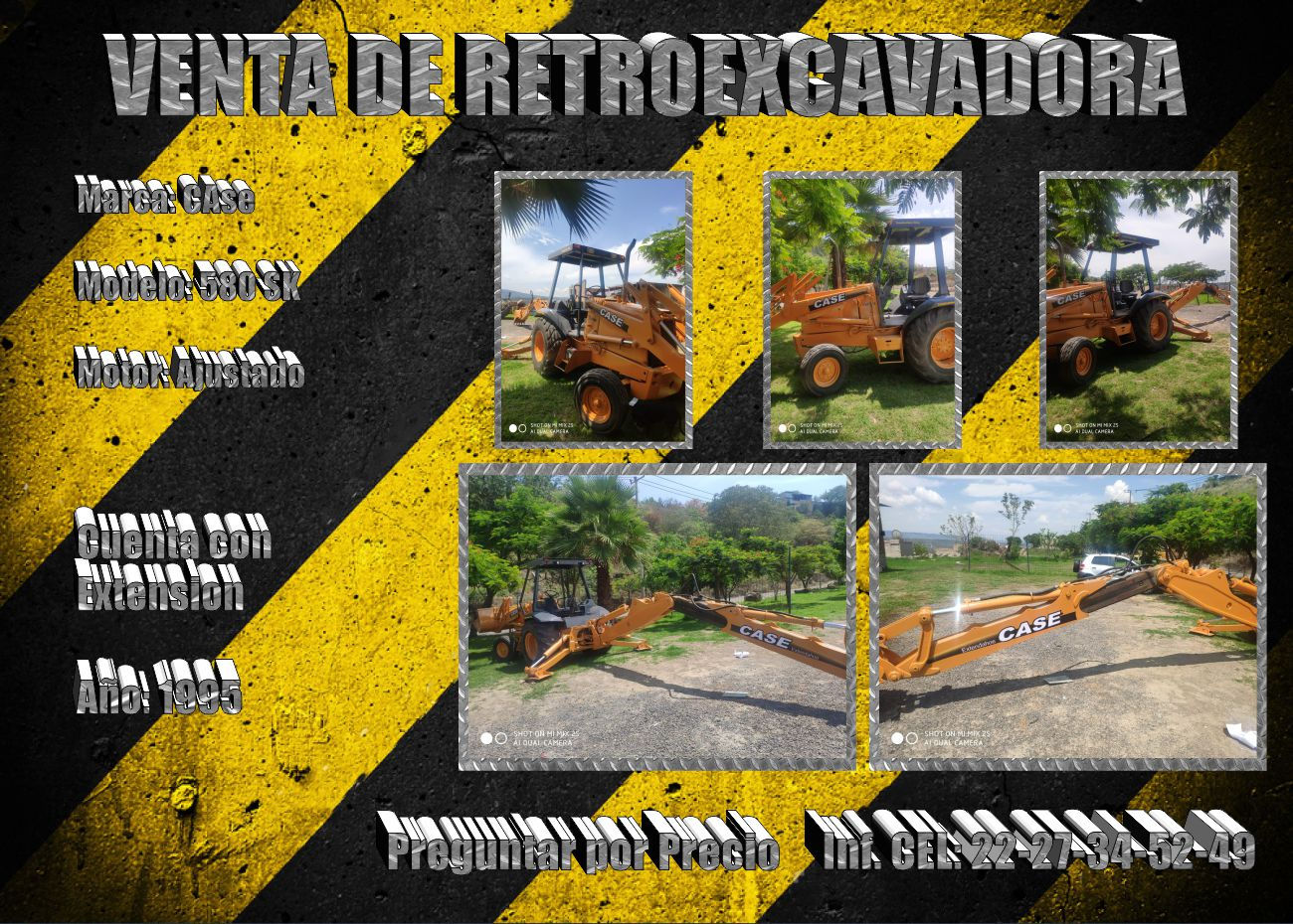 RETROEXCAVADORA CASE 580 SK