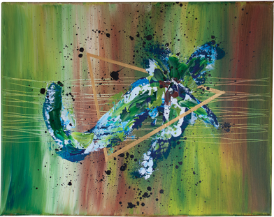 2021 Grounded Tanith K abstract painting