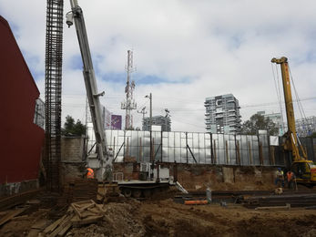 Muro Berlín Construcción