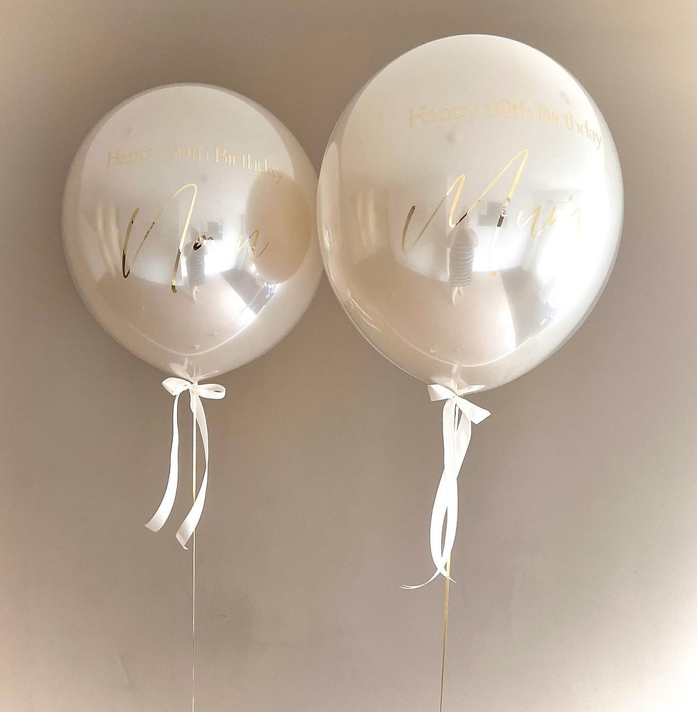 Orbs & Glass Bubble Balloons