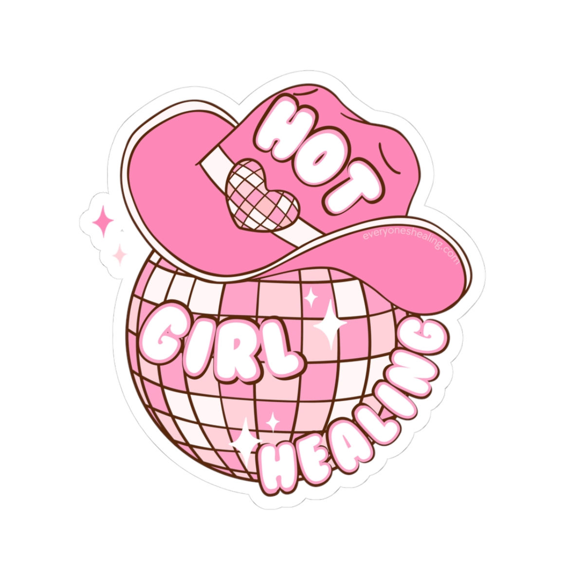 Hot Girl Healing Sticker