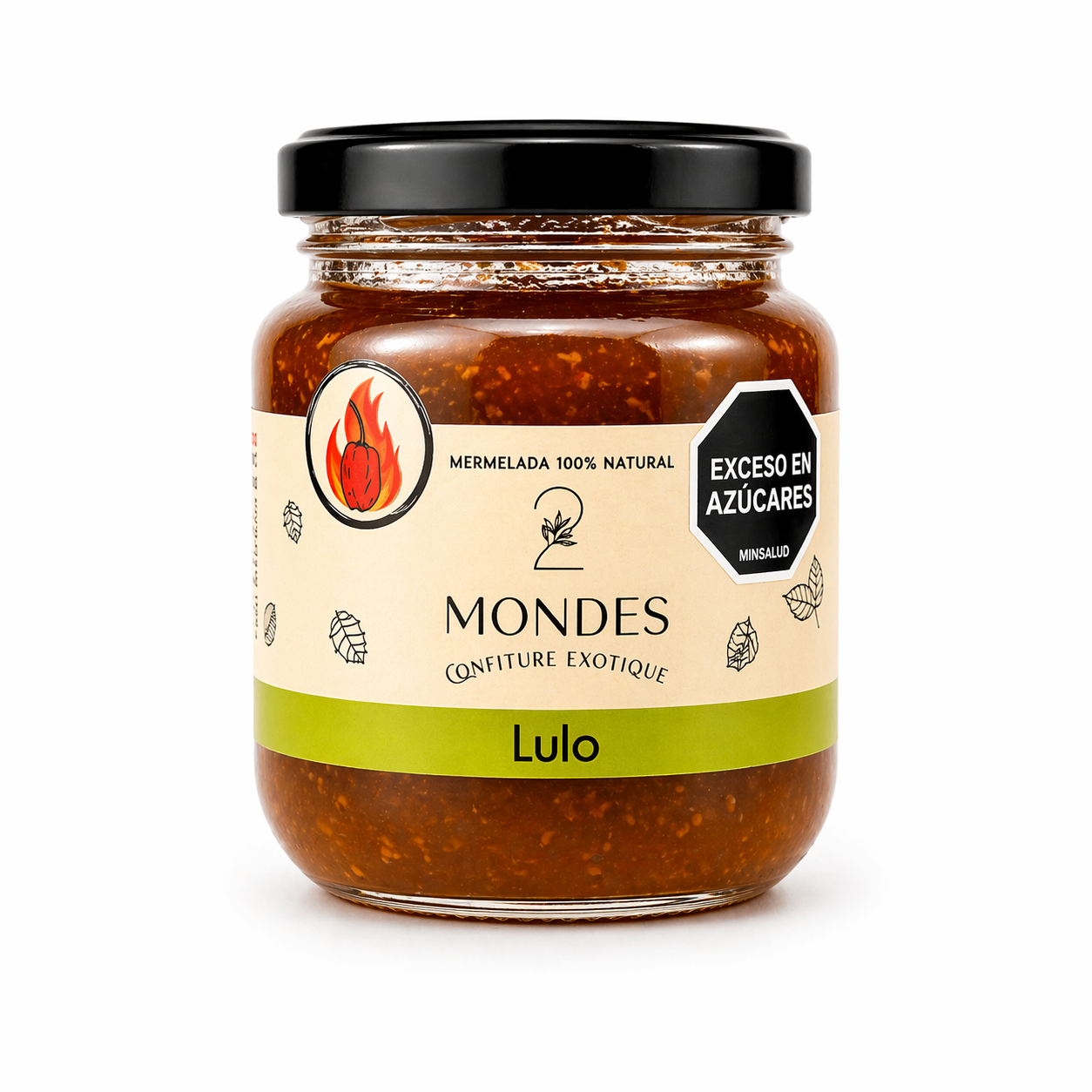 Dos Mondes - Mermelada Lulo 130 Gr
