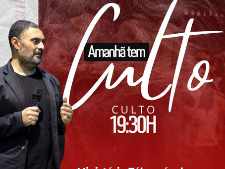 Inicia nesta quarta,01/06 os Cultos na Tabernáculos.