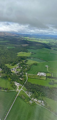 Aerial view of Cawdor