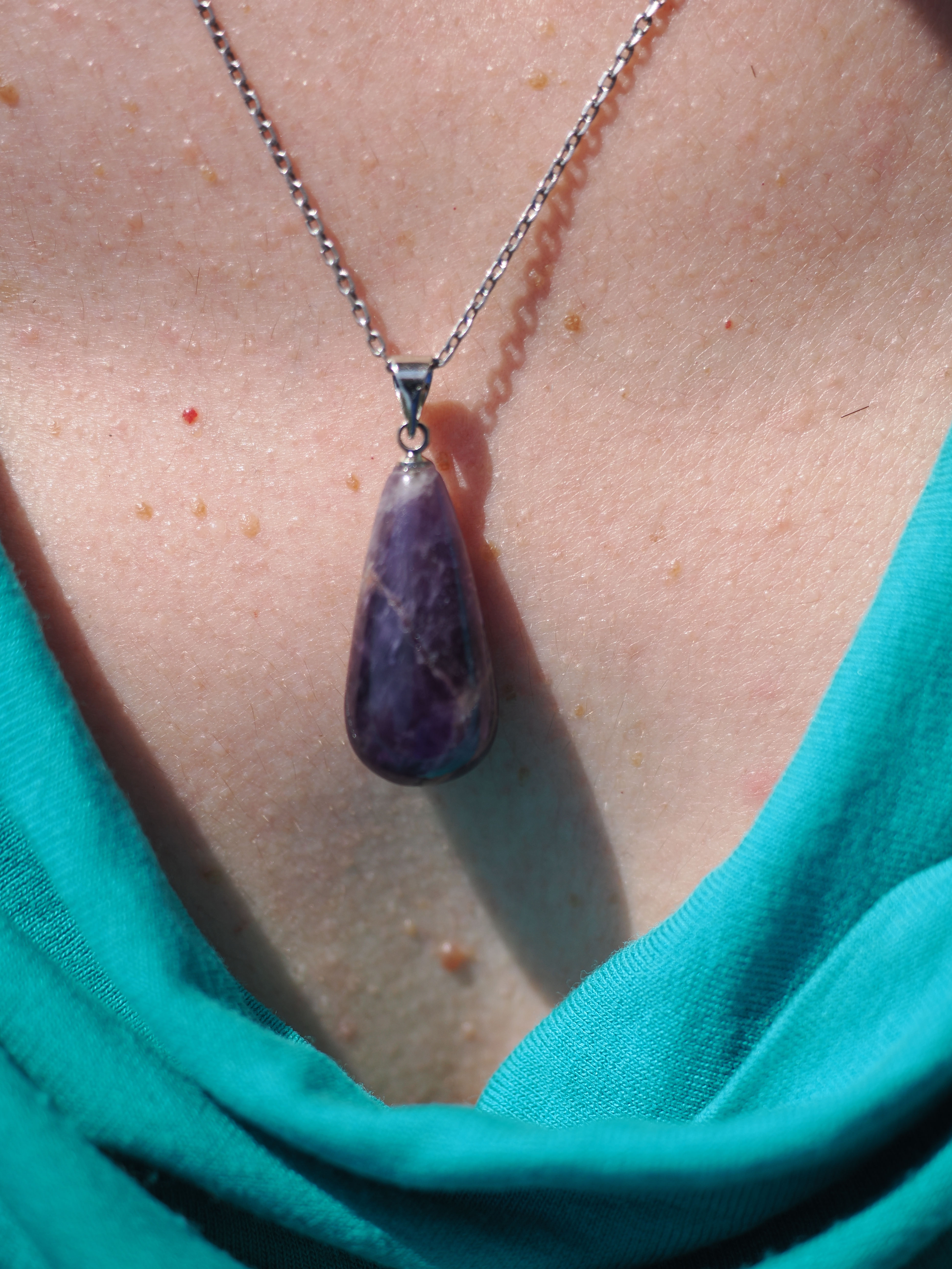 Pendentif Bullet Améthyste