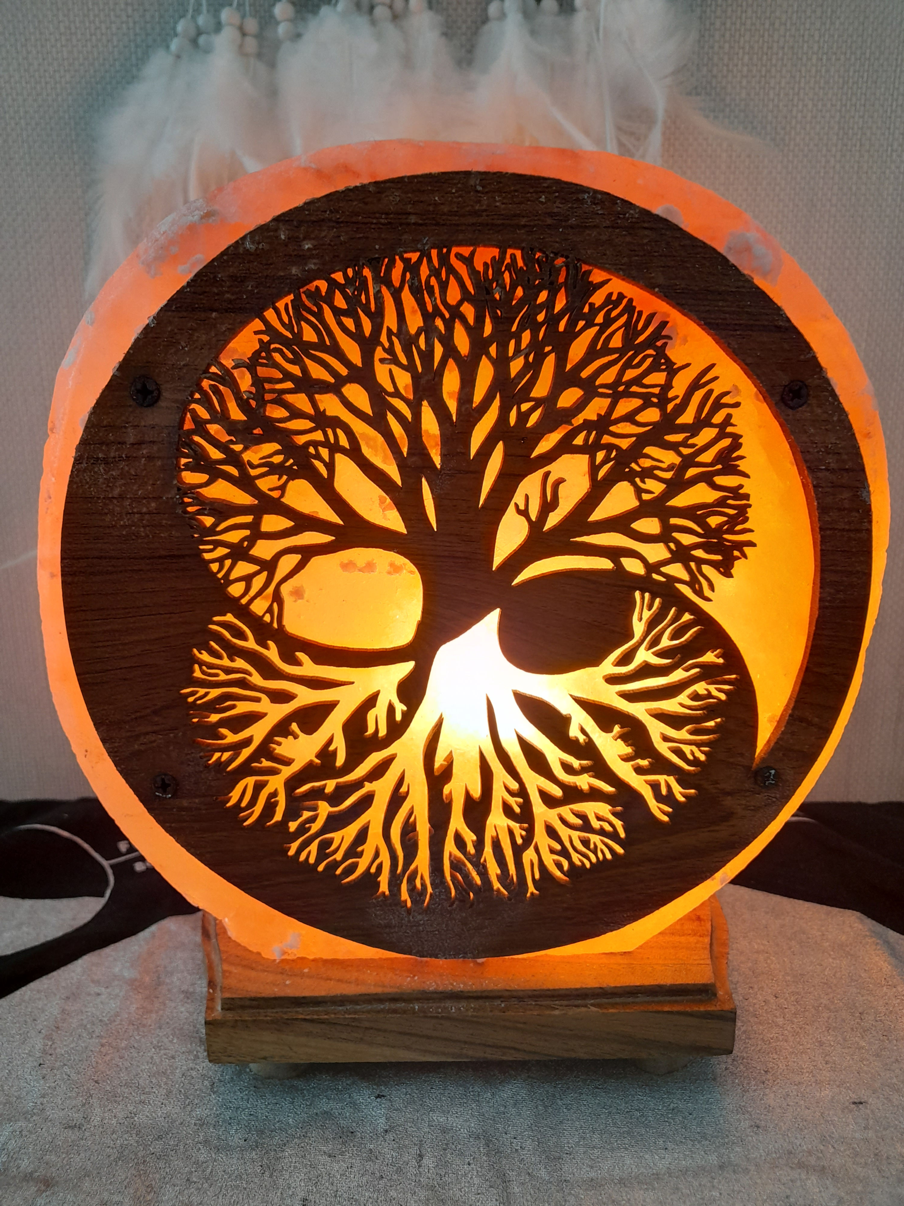 Lampe de sel arbre de vie 