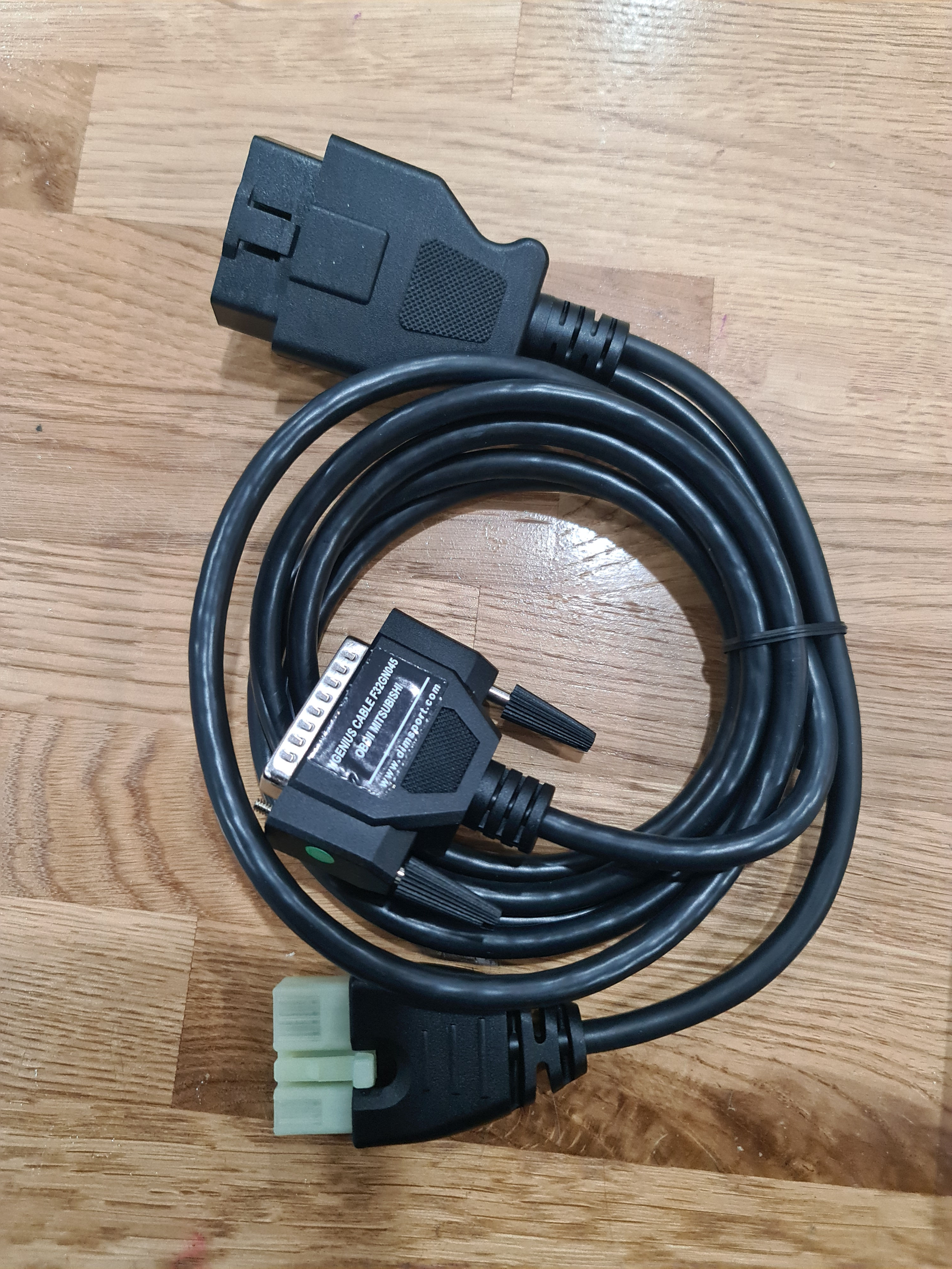 DimSport car Mitsubishi programming cable OBD II, F32GN045,