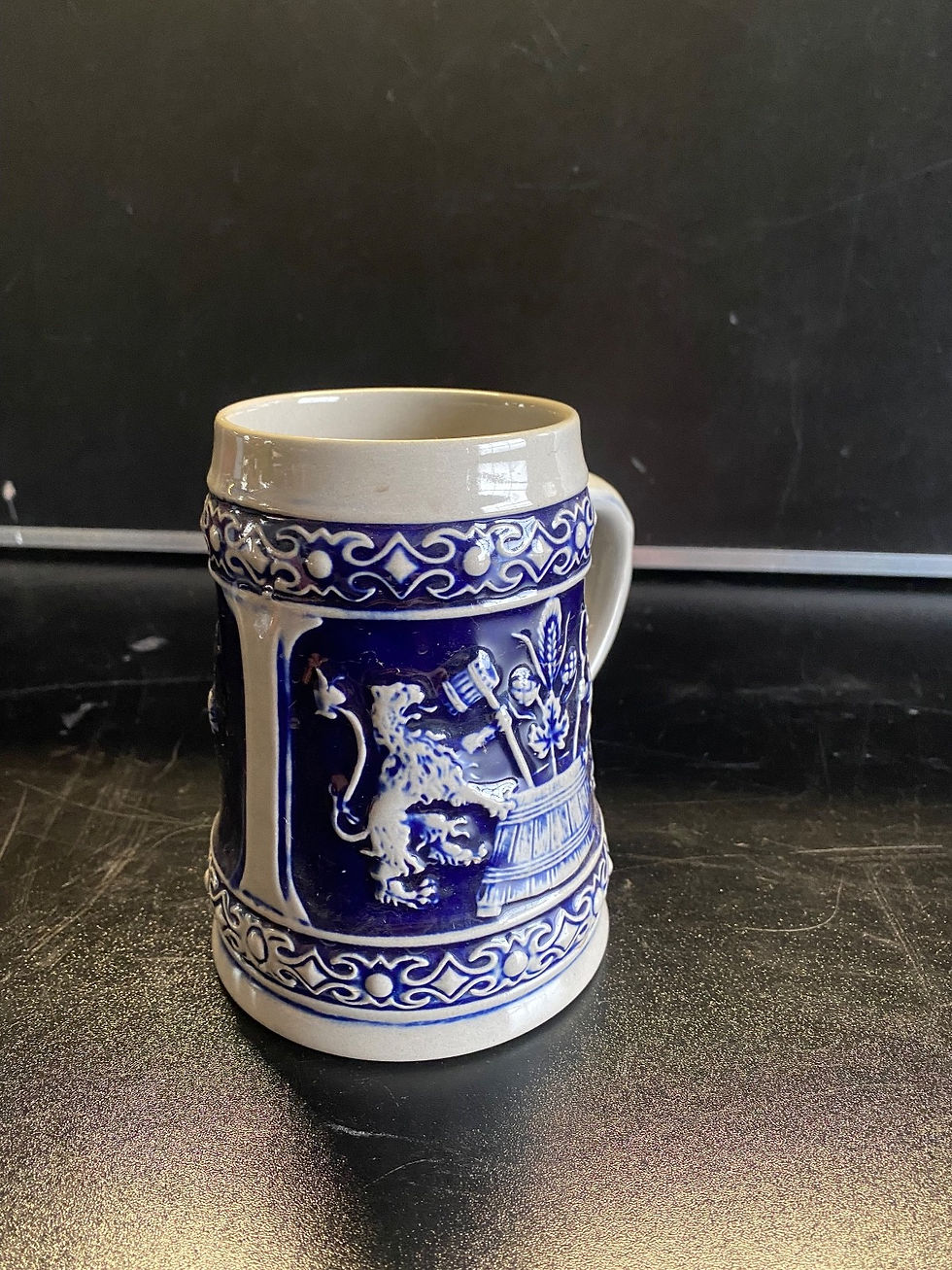 Miniaturbild: Steinkrug, Bierkrug - Hopfen und Malz Gott erhalt's