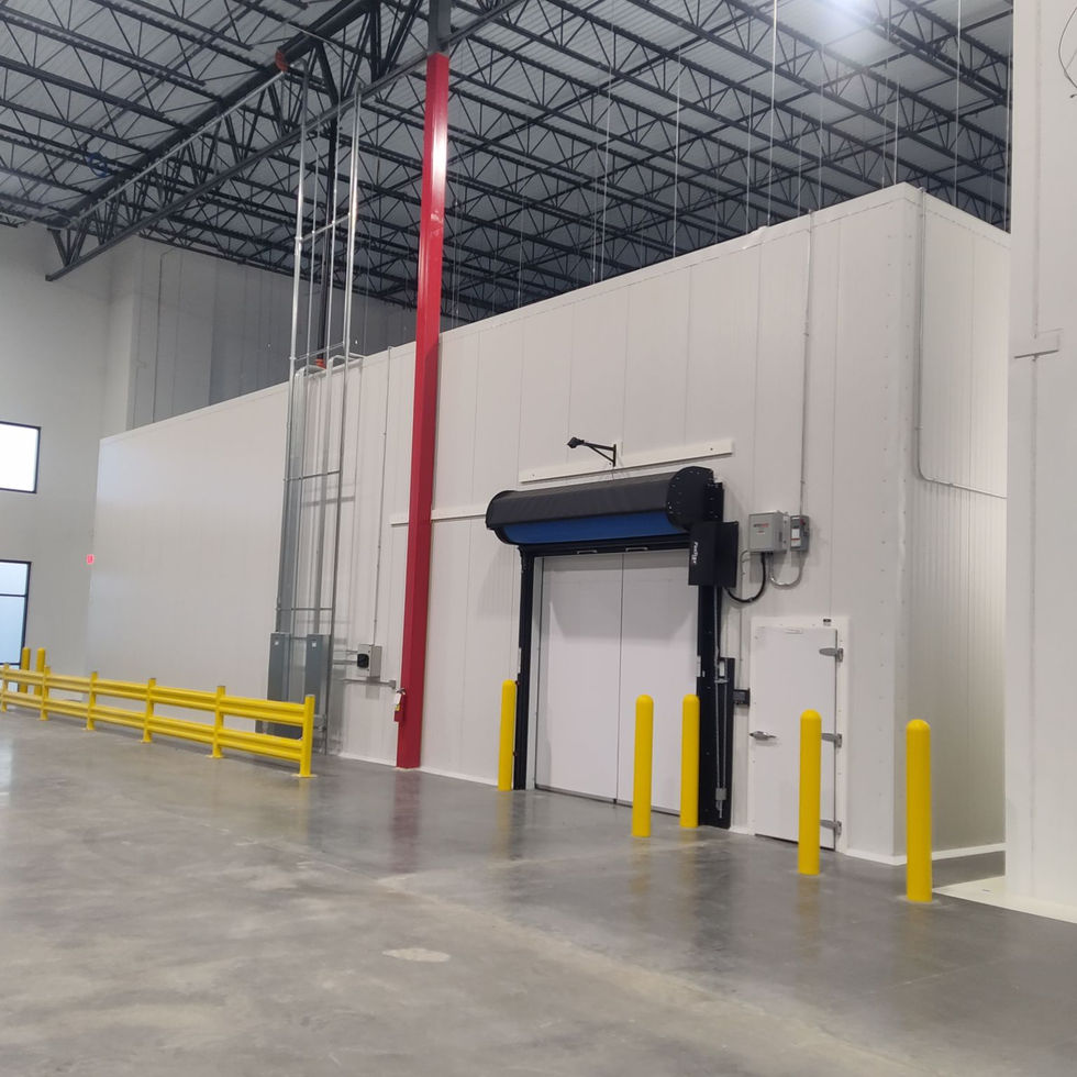 Industrial renovation. Addition of a 4,000 SF cooler located in Smyrna, TN. 