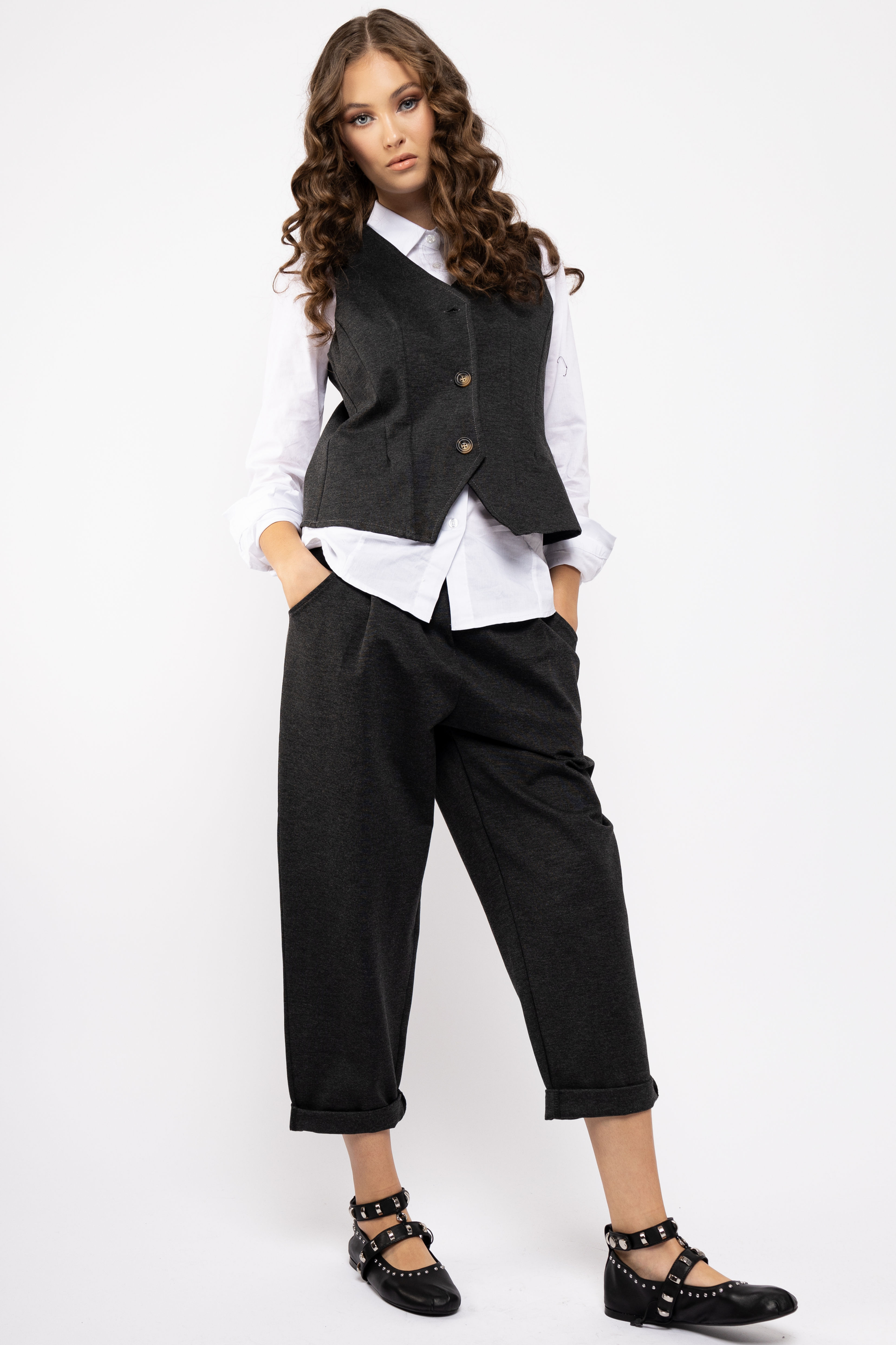 Vesta z teplákoviny