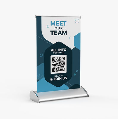 Tabletop Banner Stand