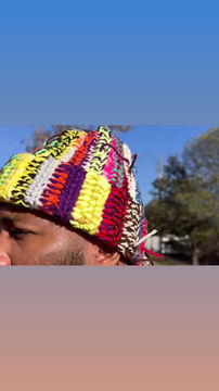 Thumbnail: Reversible Scrap Beanie (1)