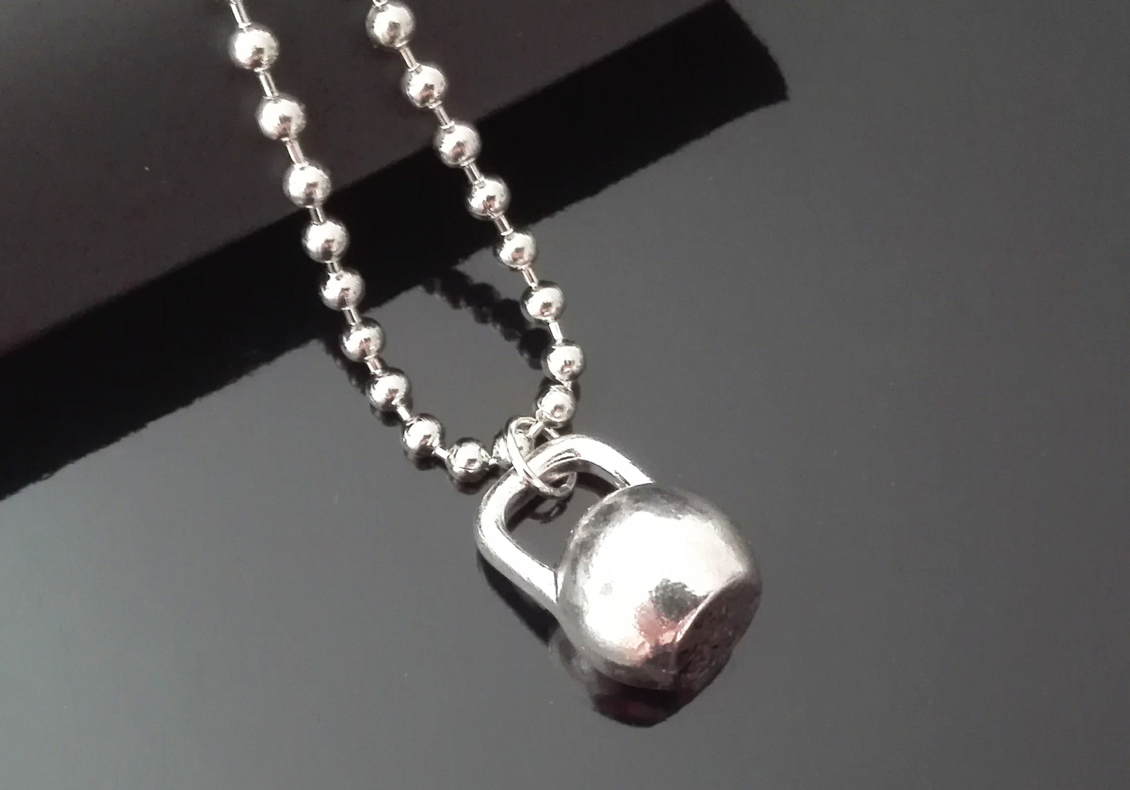 Pandantiv Kettlebell Silver - KB003