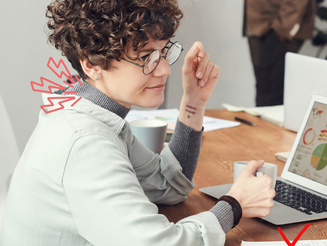 Bolest zad v kanceláři - jak ulevit ramenům a zápěstí