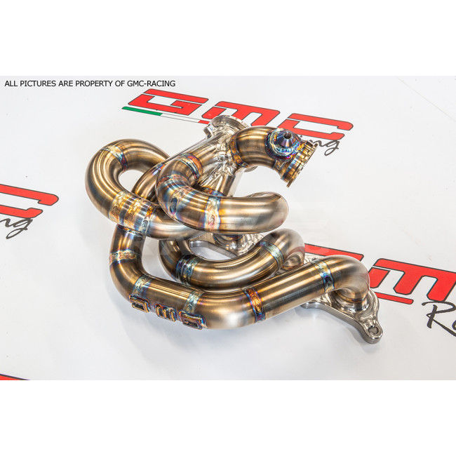 Miniatura: Gmc KIT COLLETTORE ATTACCO TURBO SERIE G CON WASTEGATE ESTERNA CON KIT DOWNPIPE