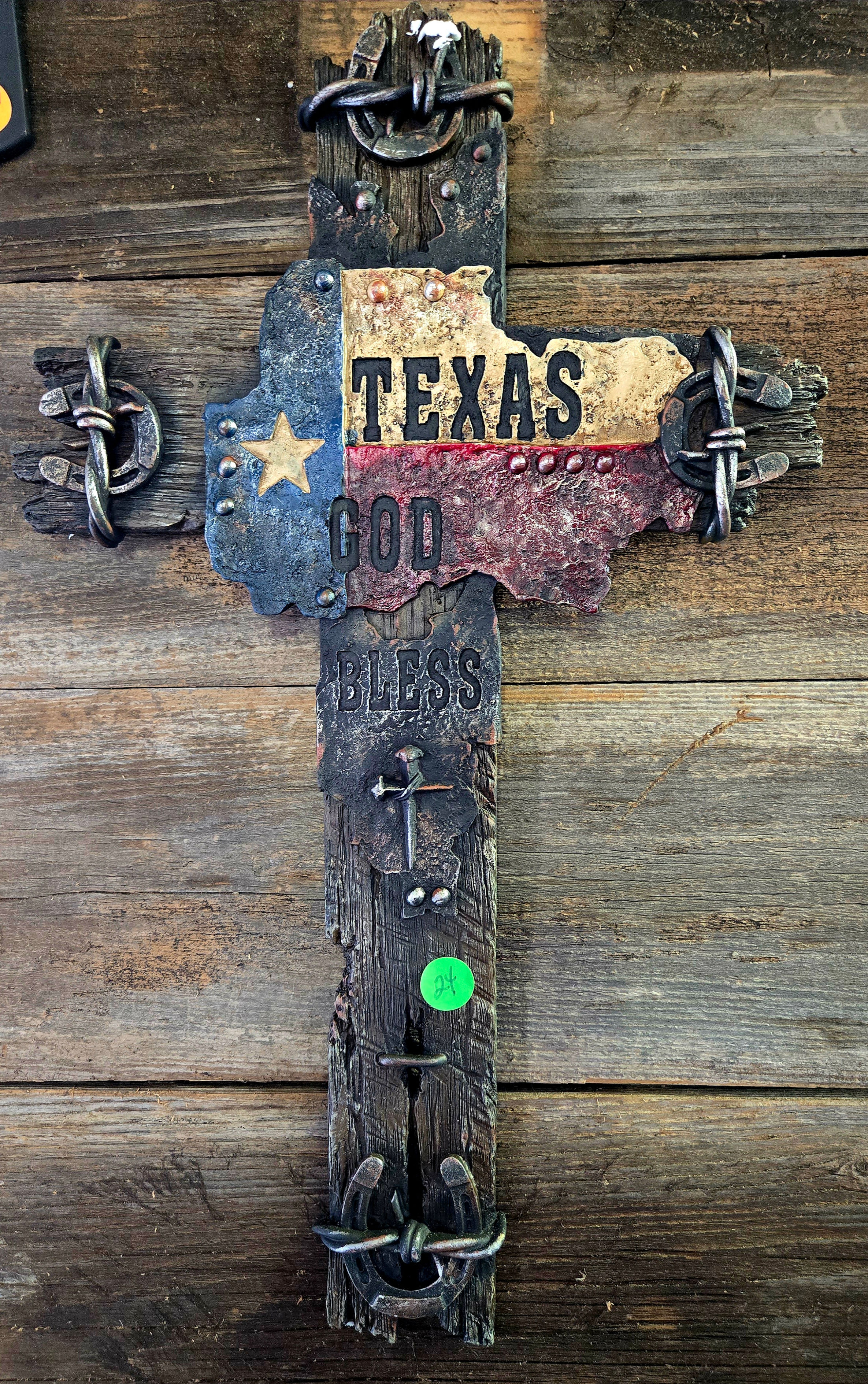 Texas God Bless Cross