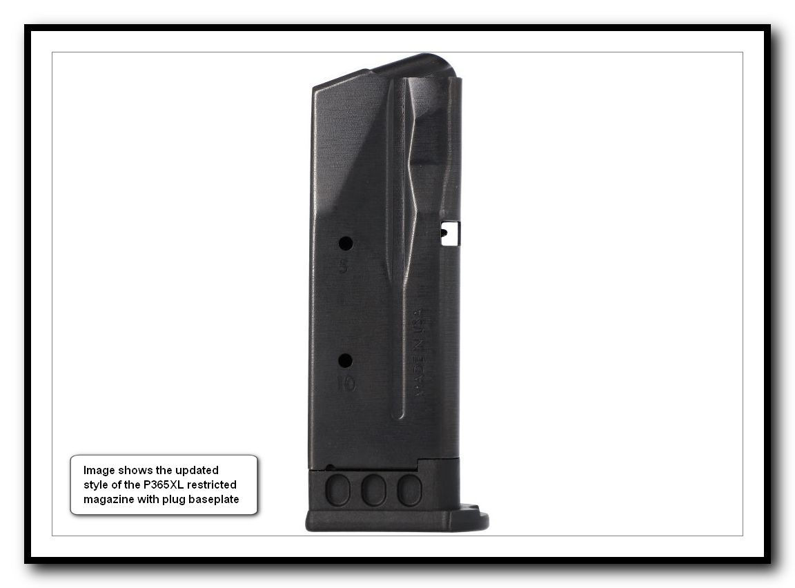P365XL / P365X OEM 10rd Restricted 9mm Magazine