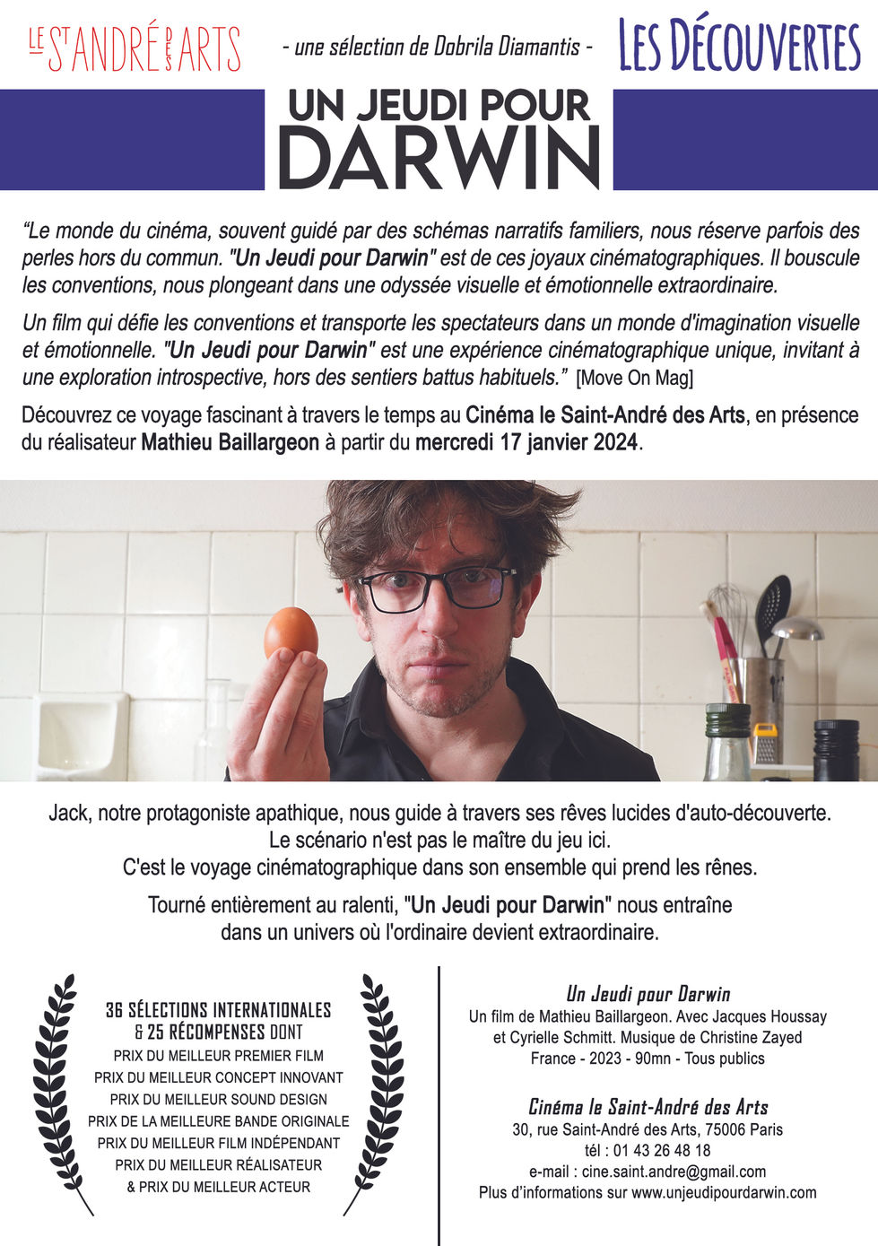 Poster Vertical 80x60 Darwin 05.10.2023 - flyer verso