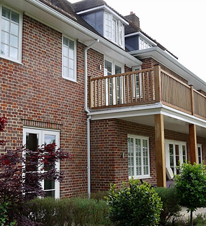Modern brick built house