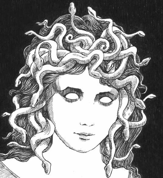 Thumbnail: 'MEDUSA' OPEN EDITION GOTHIC PRINT