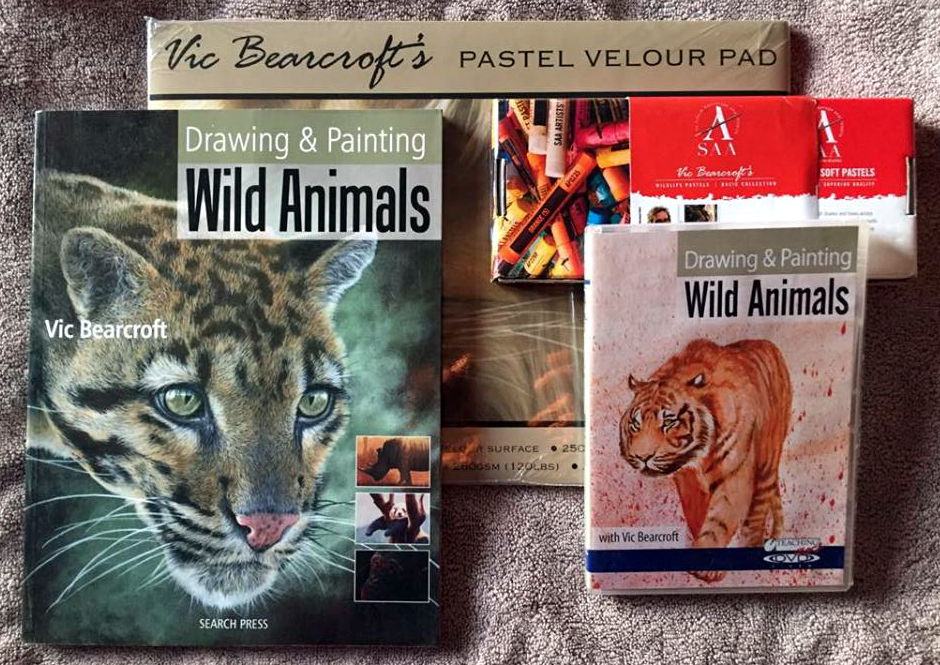 DRAWING & PAINTING WILD ANIMALS BASIC PASTEL BUNDLE