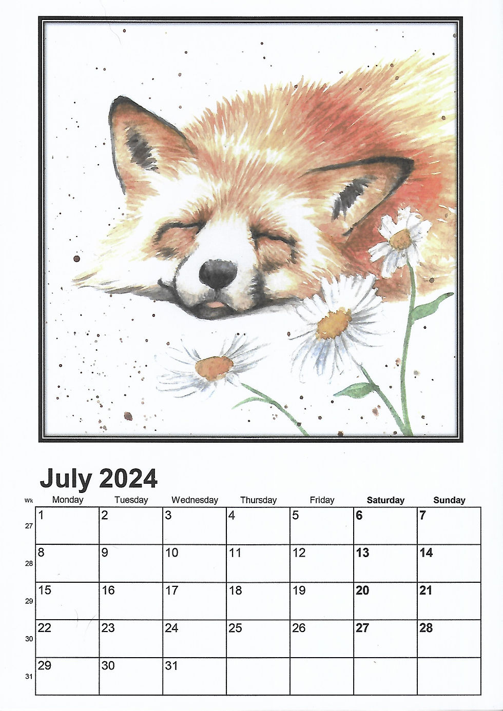 Thumbnail: 2024 Wildlife Wall Calendar