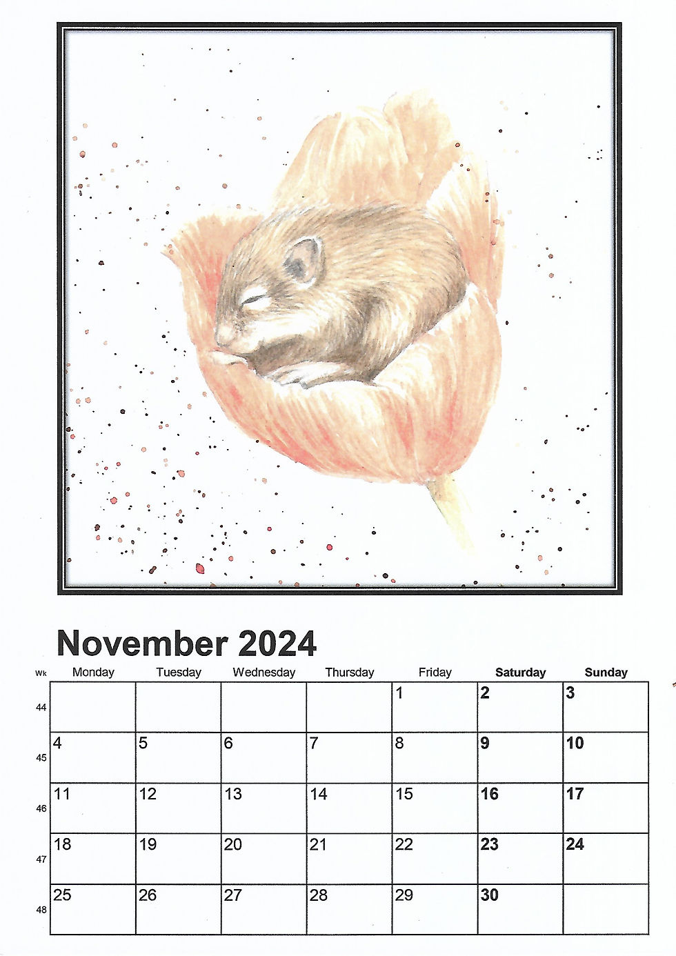 Thumbnail: 2024 Wildlife Wall Calendar