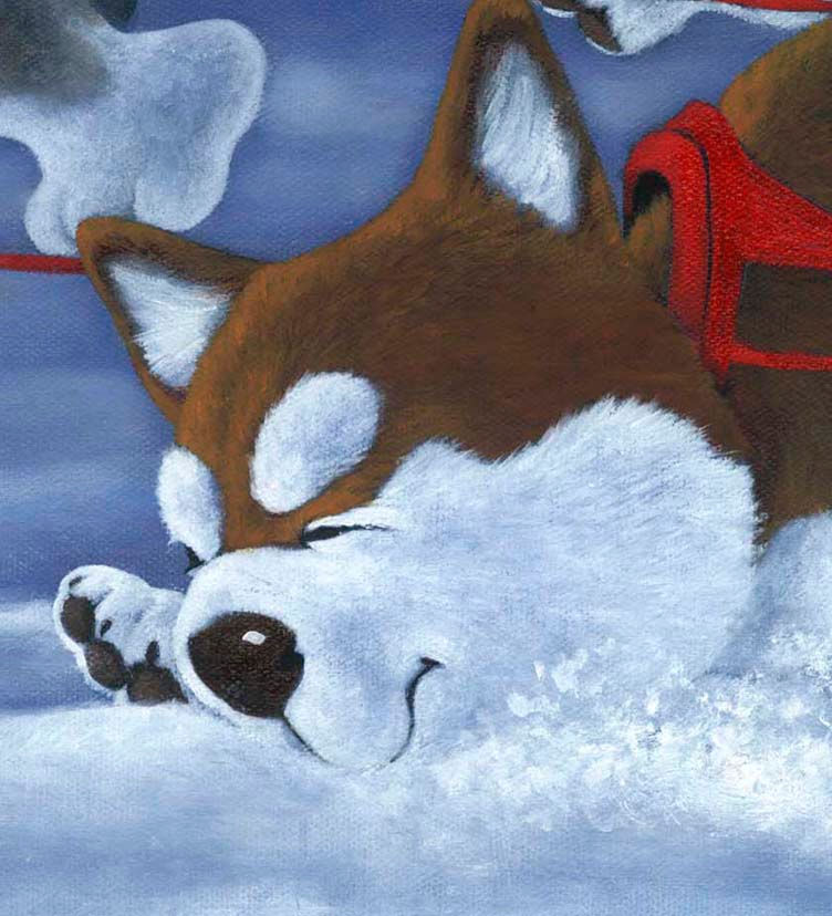 Thumbnail: 'ON THE RUN' LIMITED EDITION HUSKY PRINT