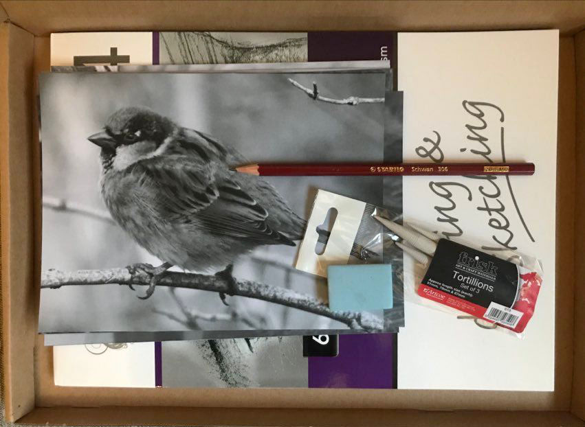 Thumbnail: Sketching Birds Book & Materials Bundle