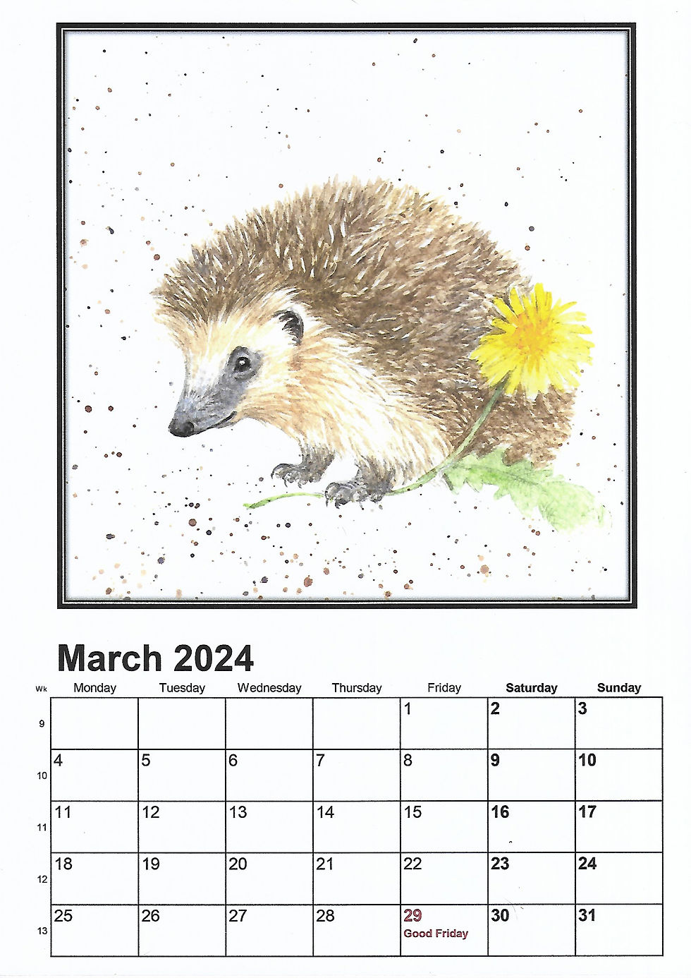 Thumbnail: 2024 Wildlife Wall Calendar