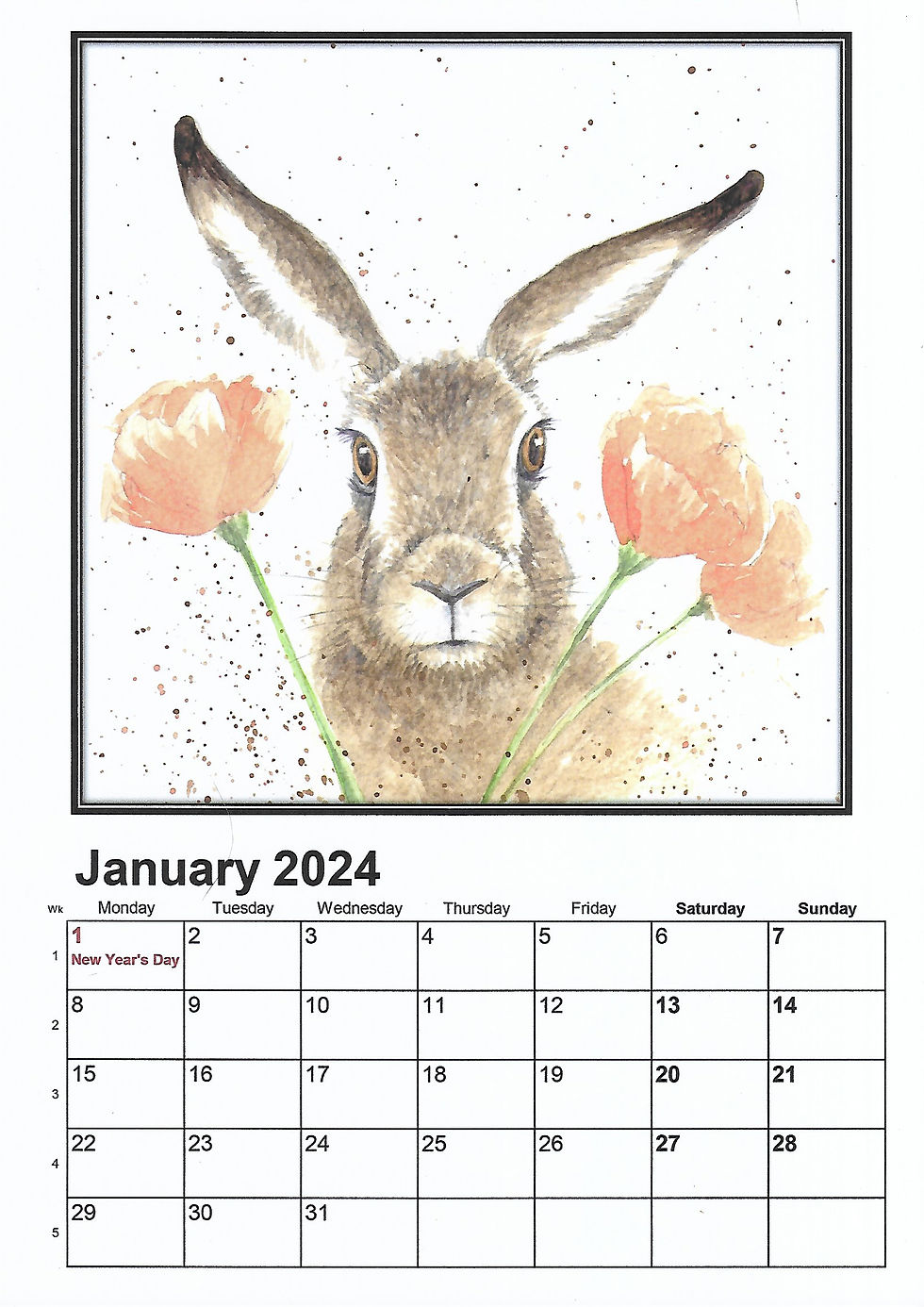 Thumbnail: 2024 Wildlife Wall Calendar