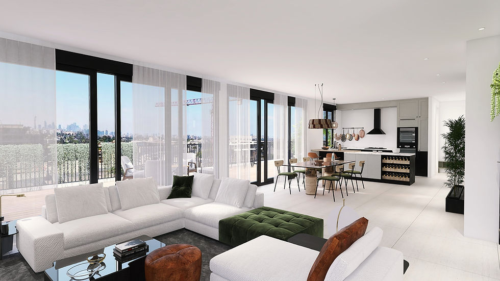 Thumbnail: דירה 27  | פנטהאוז | 5 חדרים |  156 מ"ר |  102 מ"ר מרפסת | רות 1