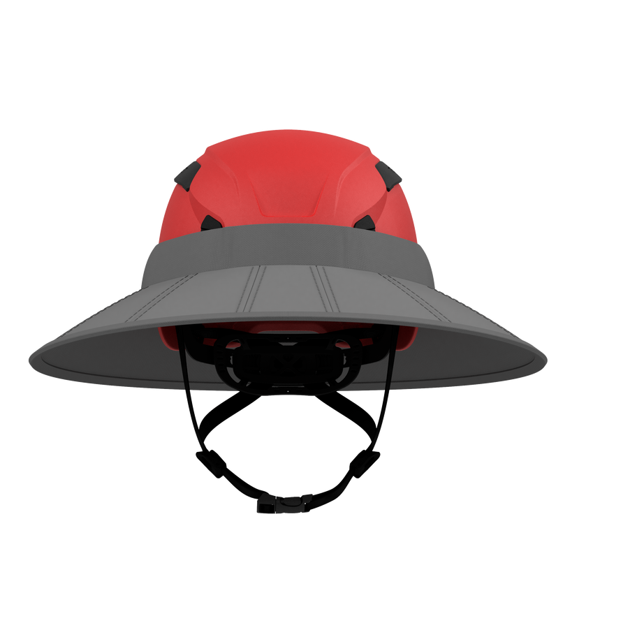 TERET Sombrero auf Helm frontansicht