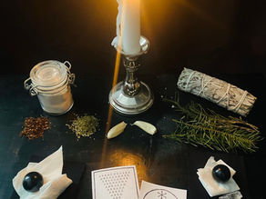 A Bath Potion And Charm Bag To Ward Away Illness