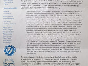 Mental Health Matters: Nominee