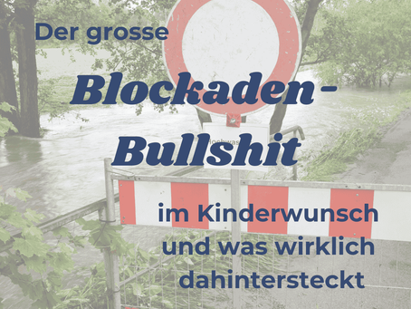 Der grosse Blockaden-Bullshit und was dahintersteckt