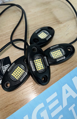 24 LED Pure White Rock Lights