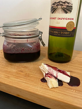 Geleia de vinho tinto