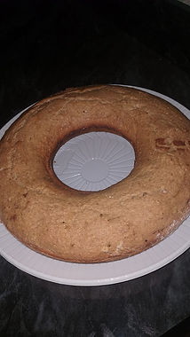 Bolo de banana e maçã sem glúten