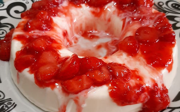 Yogo frozen de morango