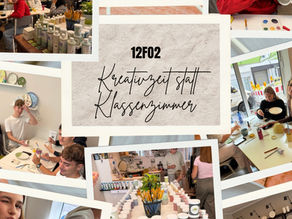 Kreativ-Workshop: 12 FOS 2 und 10 BBV 2 gestalten Keramik