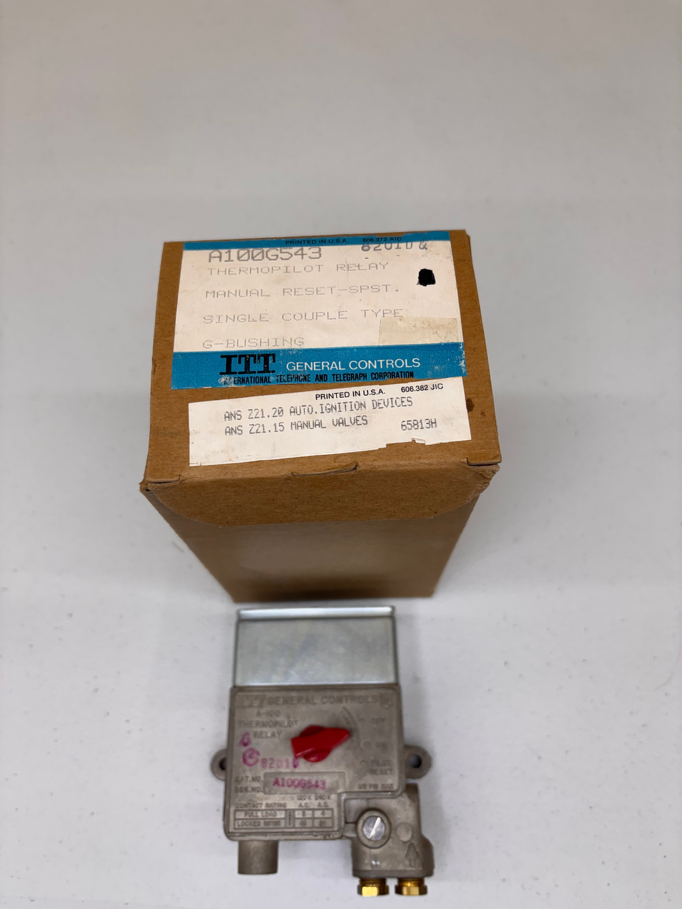 Thumbnail: A100G543 ITT Thermopilot Relay