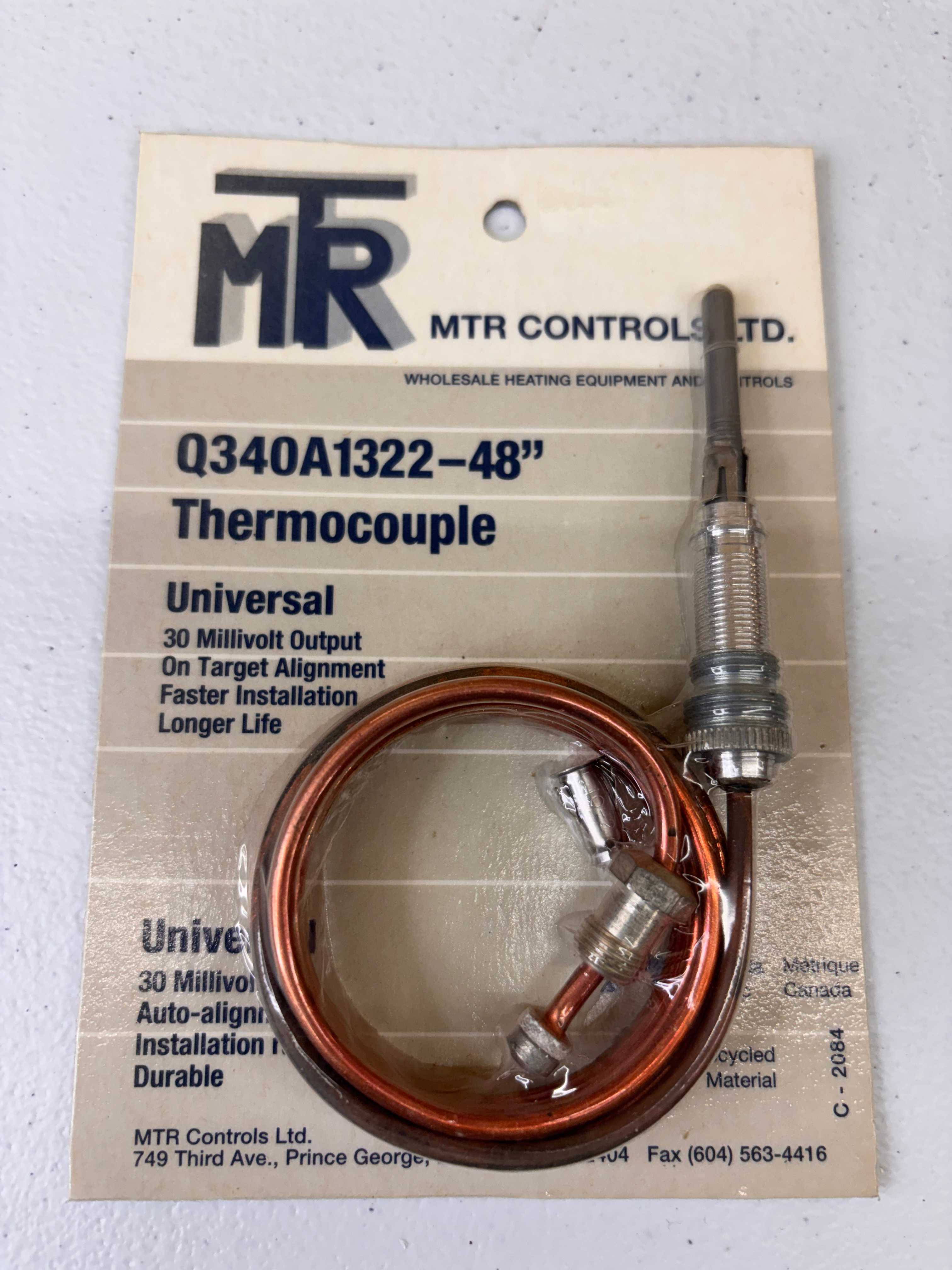 MTR Q340A1322 48" Thermocouple