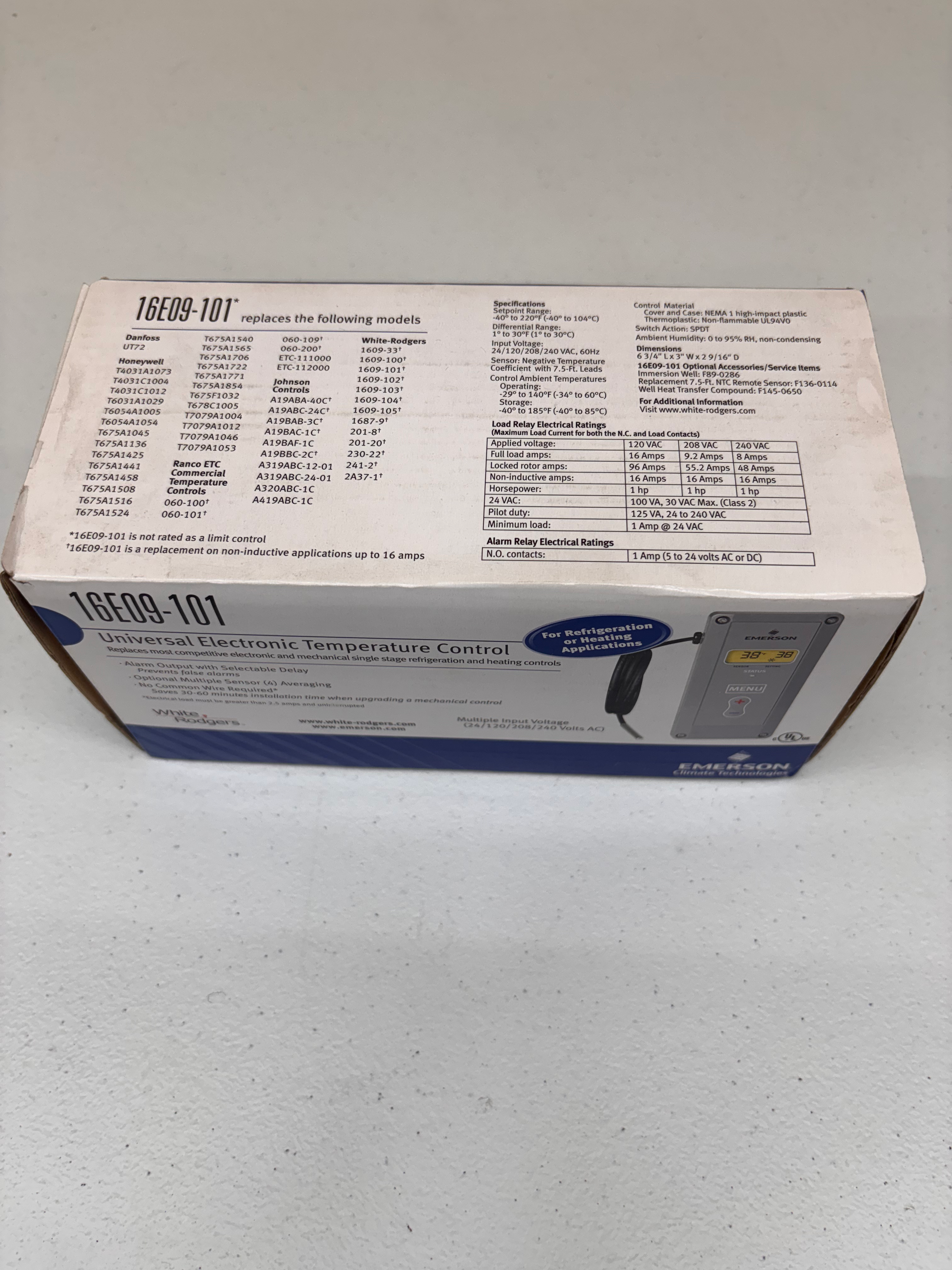16E09-101 WR Emerson  Universal Electronic Temperature Control